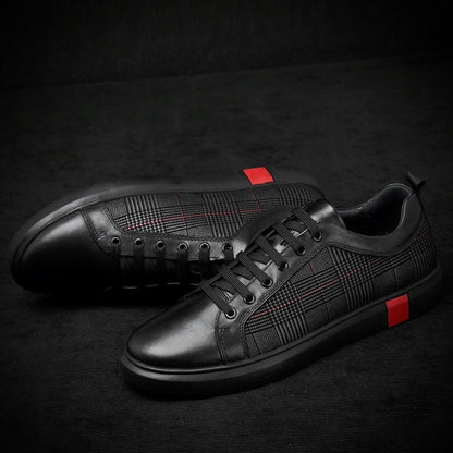 Skórzane buty sportowe dla mężczyzn – Komfort i elegancja na co dzień