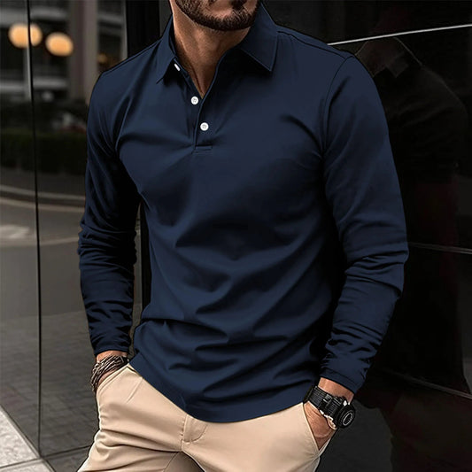 Slim Fit Koszulka Polo Męska – Elegancka i Oddychająca