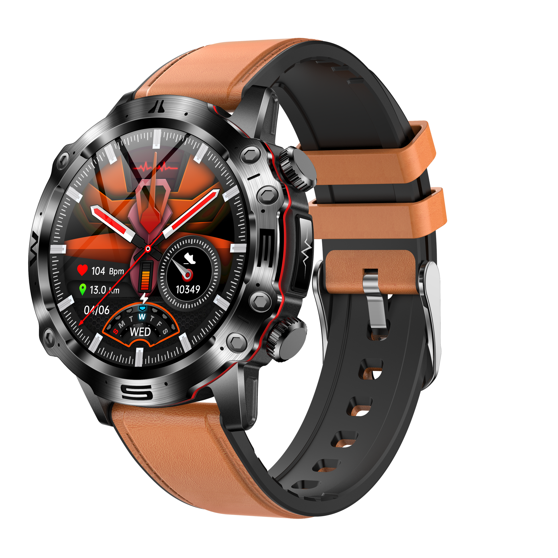 Smartwatch – AMOLED Display &amp; Health Monitoring Functions
