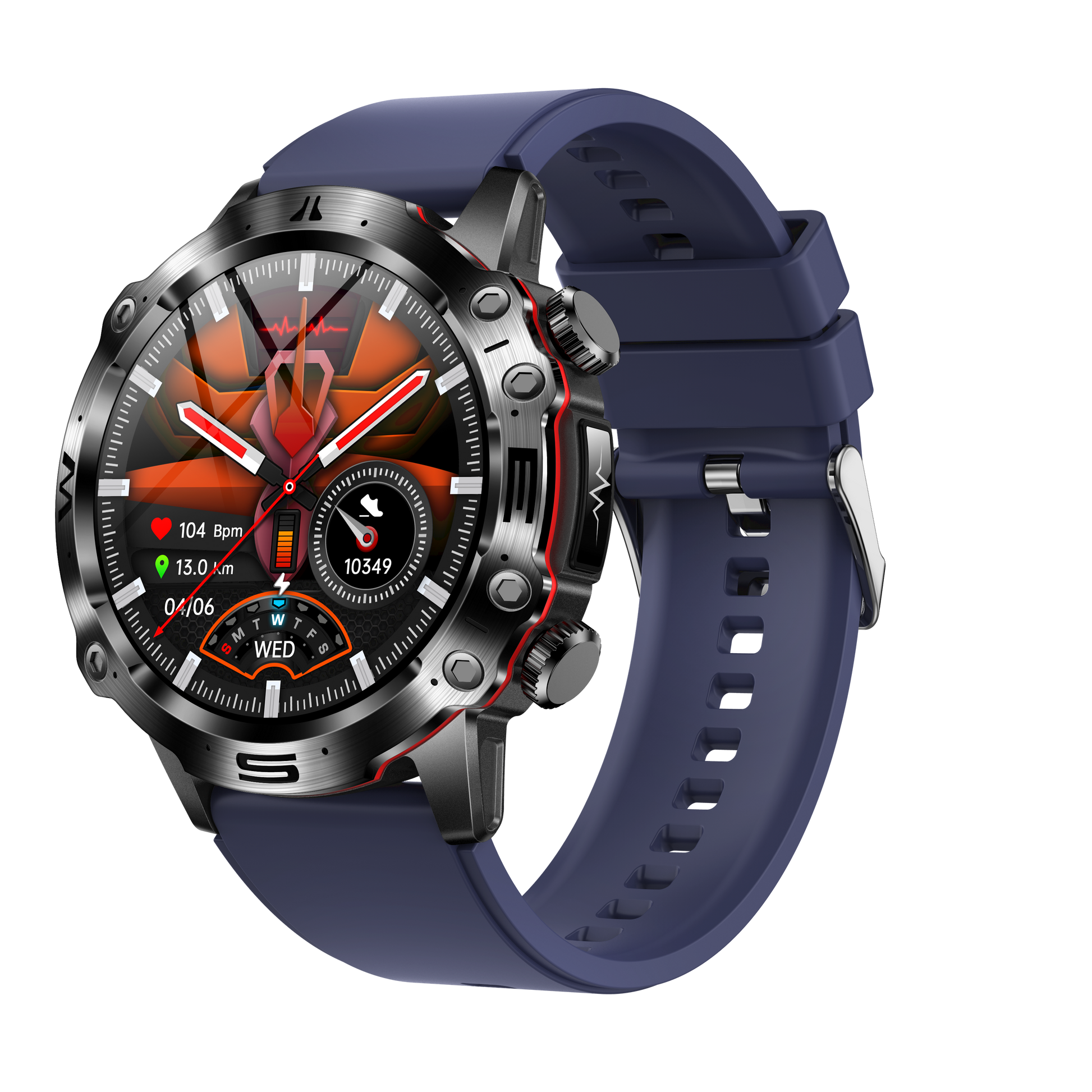 Smartwatch – AMOLED Display &amp; Health Monitoring Functions