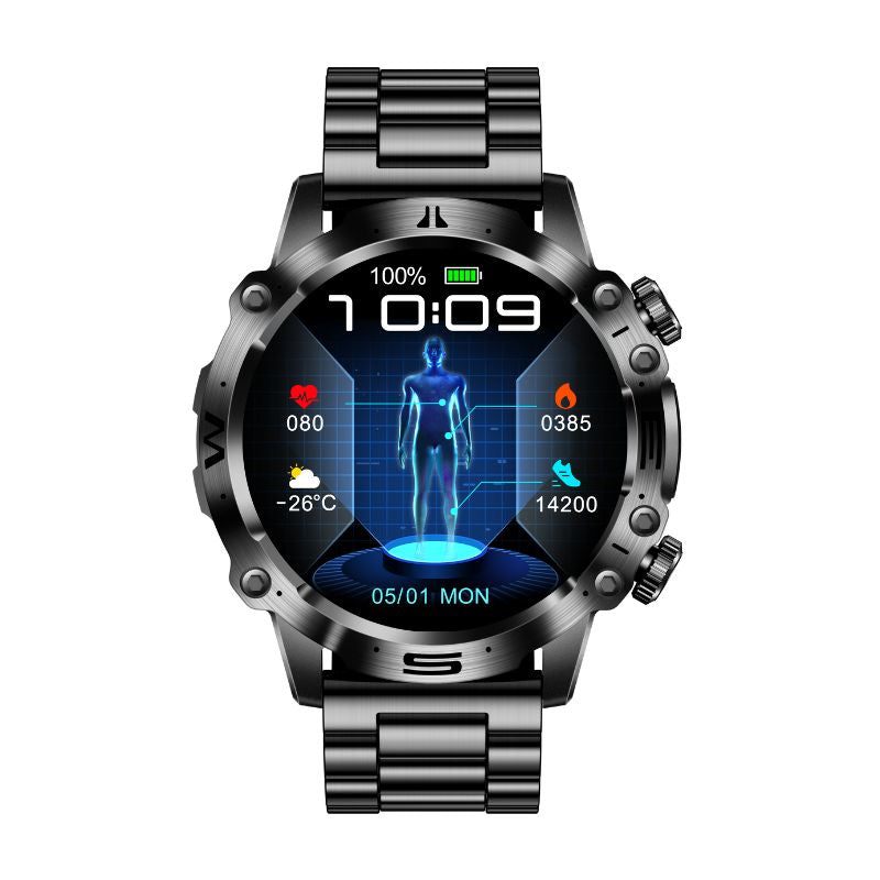 Smartwatch – AMOLED Display &amp; Health Monitoring Functions