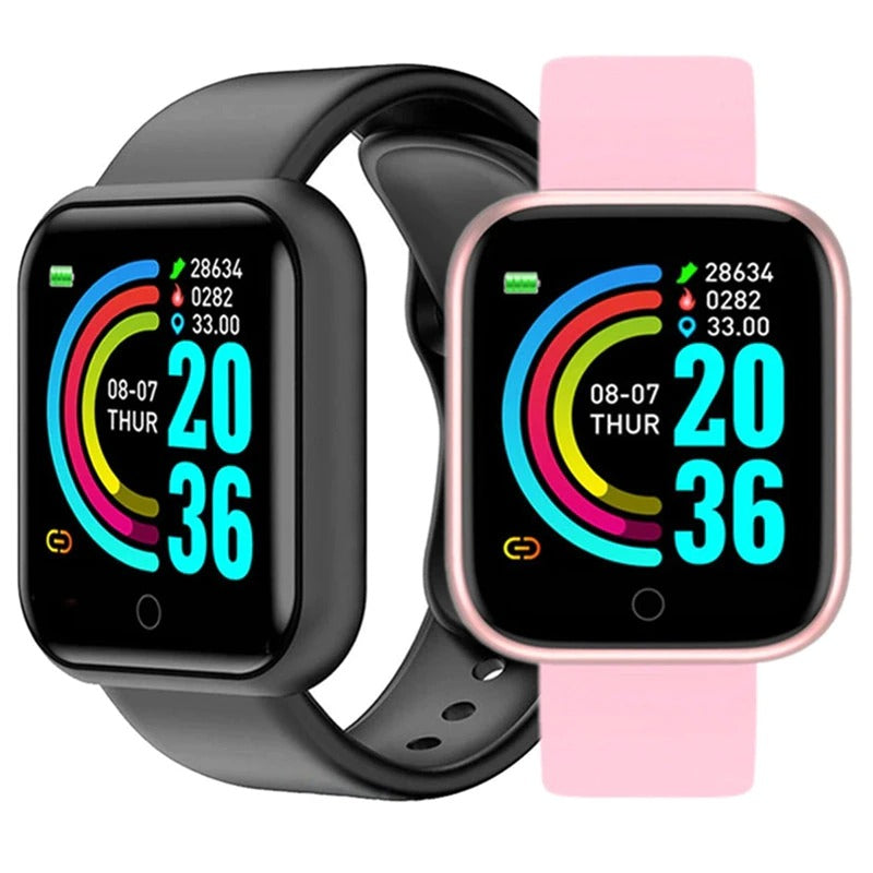 Smartwatch – Bezramkowy Ekran Dotykowy &amp; Monitorowanie Zdrowia