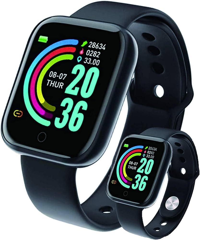 Smartwatch – Bezramkowy Ekran Dotykowy &amp; Monitorowanie Zdrowia