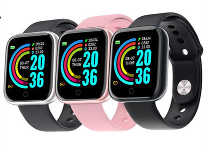 Smartwatch – Bezramkowy Ekran Dotykowy &amp; Monitorowanie Zdrowia