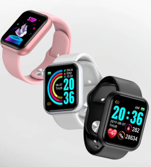 Smartwatch – Bezramkowy Ekran Dotykowy &amp; Monitorowanie Zdrowia
