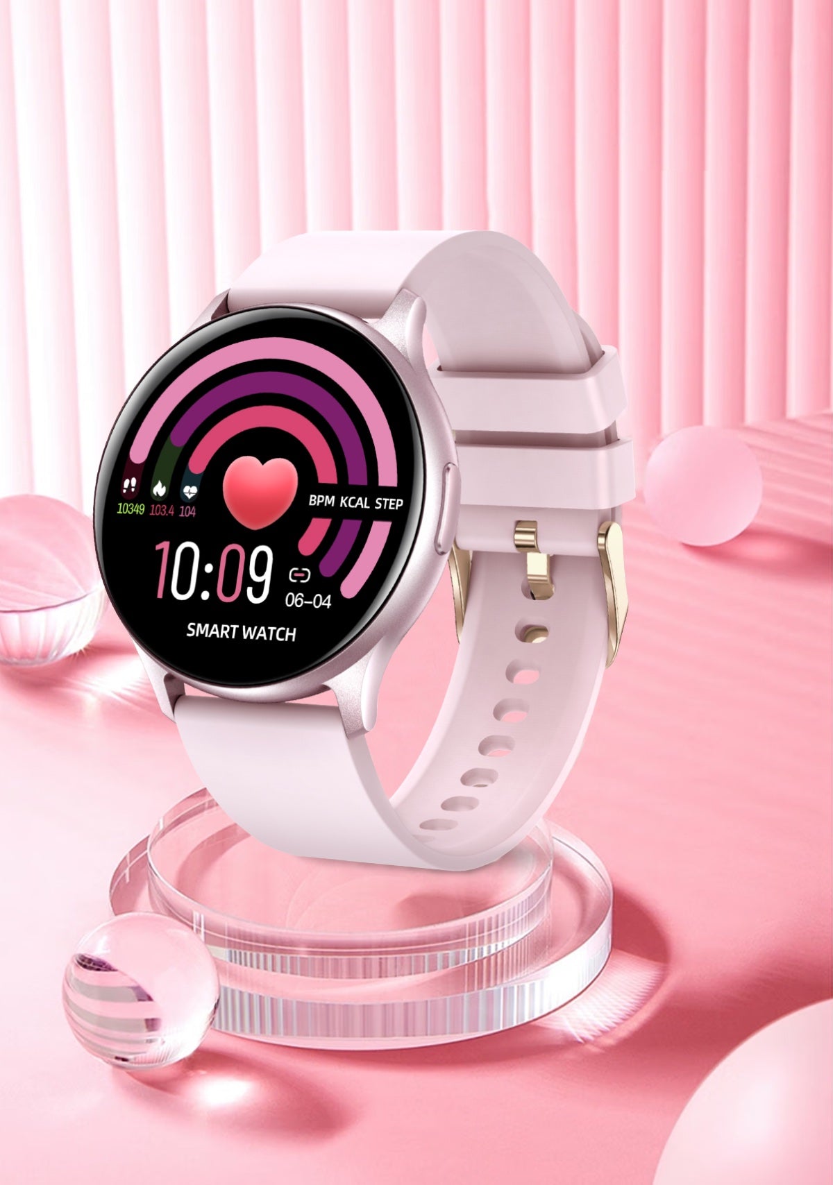 Smartwatch – Dotykowy Wyświetlacz 1,32 cala &amp; Monitorowanie Zdrowia