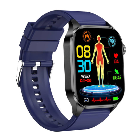 Smartwatch – EKG, Monitor Cukru i Ciśnienia Krwi &amp; Inteligentne Zarządzanie Zdrowiem