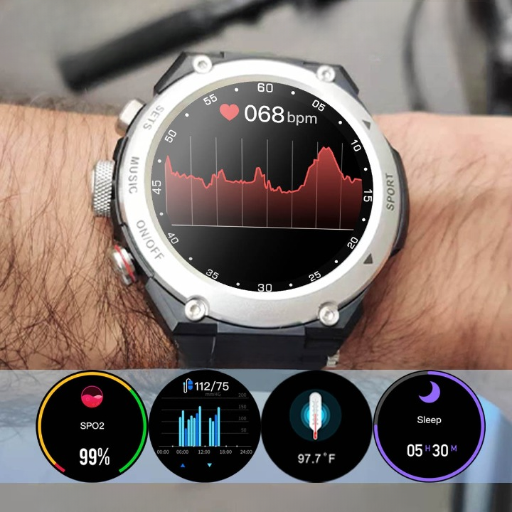 Smartwatch – Lekka Konstrukcja &amp; Monitorowanie Zdrowia