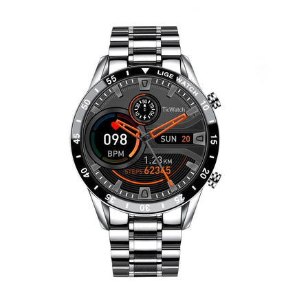 Smartwatch – Okrągły Ekran Dotykowy &amp; Monitorowanie Zdrowia