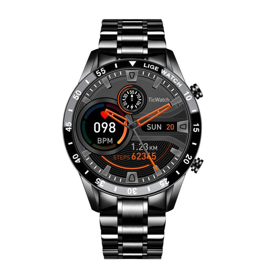 Smartwatch – Okrągły Ekran Dotykowy &amp; Monitorowanie Zdrowia