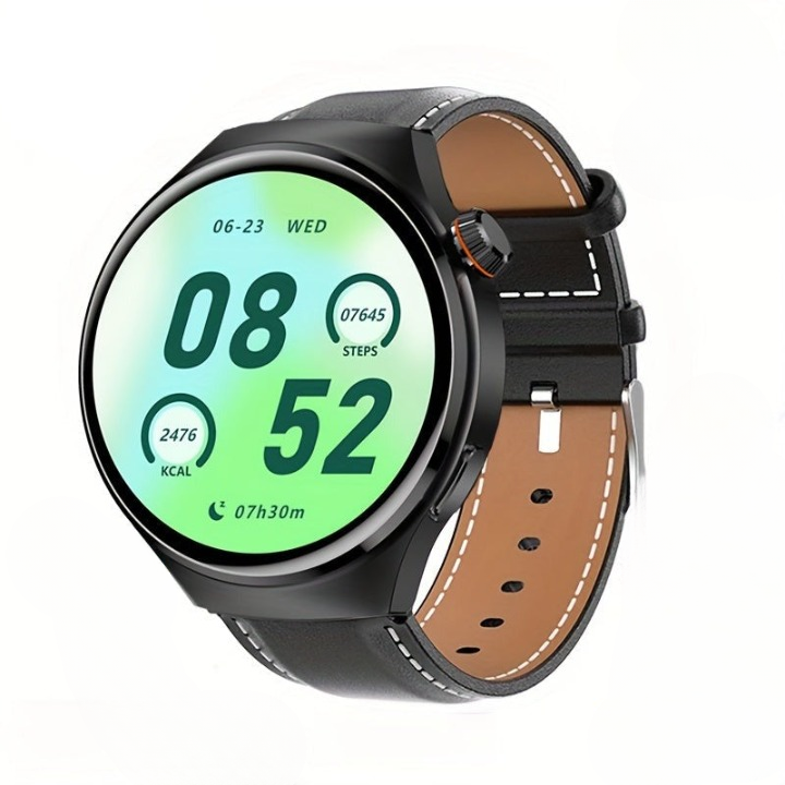 Smartwatch – Okrąły Ekran Dotykowy &amp; Monitorowanie Zdrowia