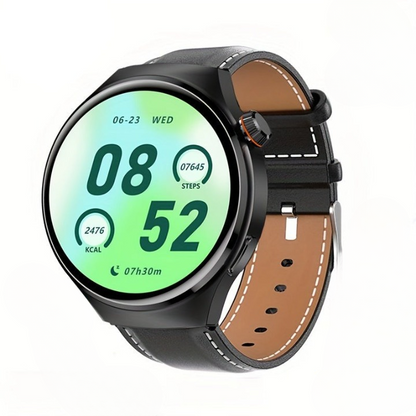 Smartwatch – Okrąły Ekran Dotykowy &amp; Monitorowanie Zdrowia