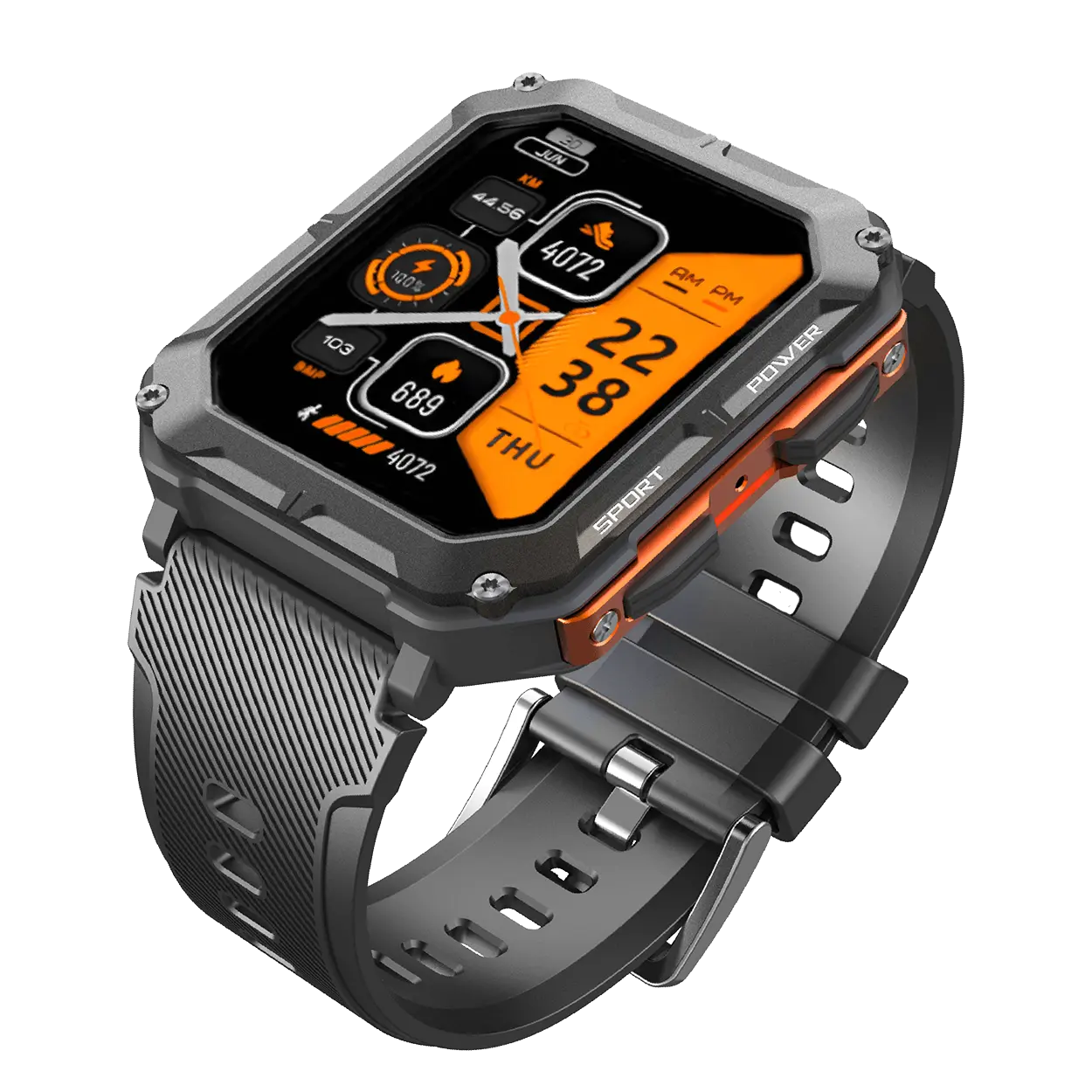 Smartwatch – Wodoodporny Design &amp; Funkcje Zdrowotne