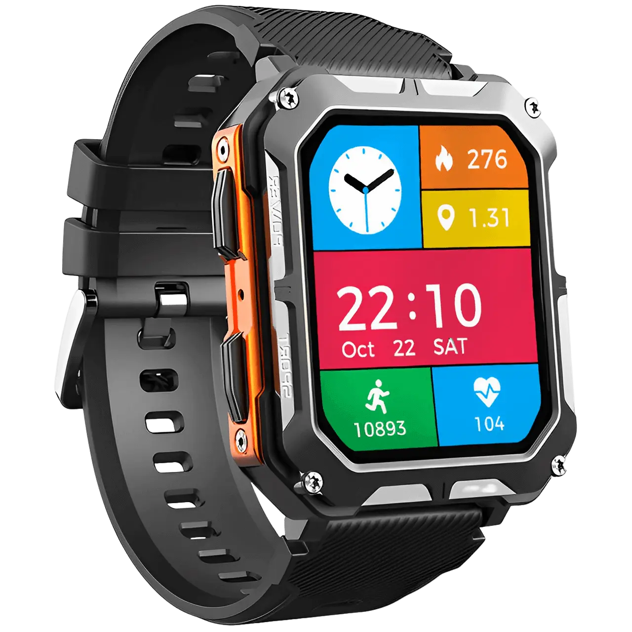 Smartwatch – Wodoodporny Design &amp; Funkcje Zdrowotne