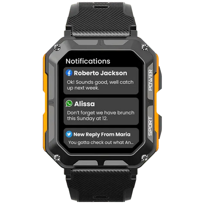 Smartwatch – Wodoodporny Design &amp; Funkcje Zdrowotne
