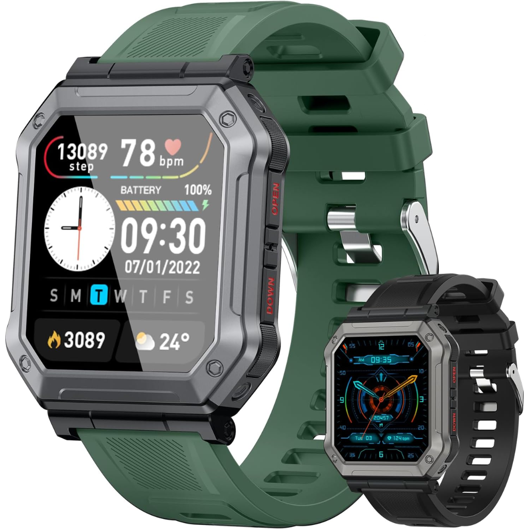 Smartwatch – Wodoodporny Design &amp; Monitorowanie Zdrowia