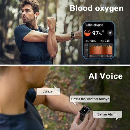Smartwatch – Wodoodporny Design &amp; Monitorowanie Zdrowia