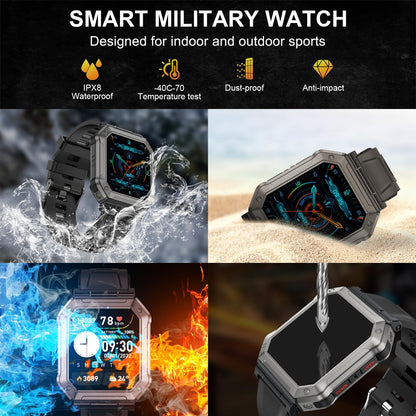 Smartwatch – Wodoodporny Design &amp; Monitorowanie Zdrowia