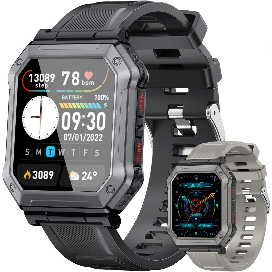 Smartwatch – Wodoodporny Design &amp; Monitorowanie Zdrowia