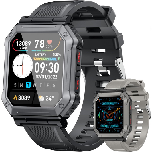 Smartwatch – Wodoodporny Design &amp; Monitorowanie Zdrowia