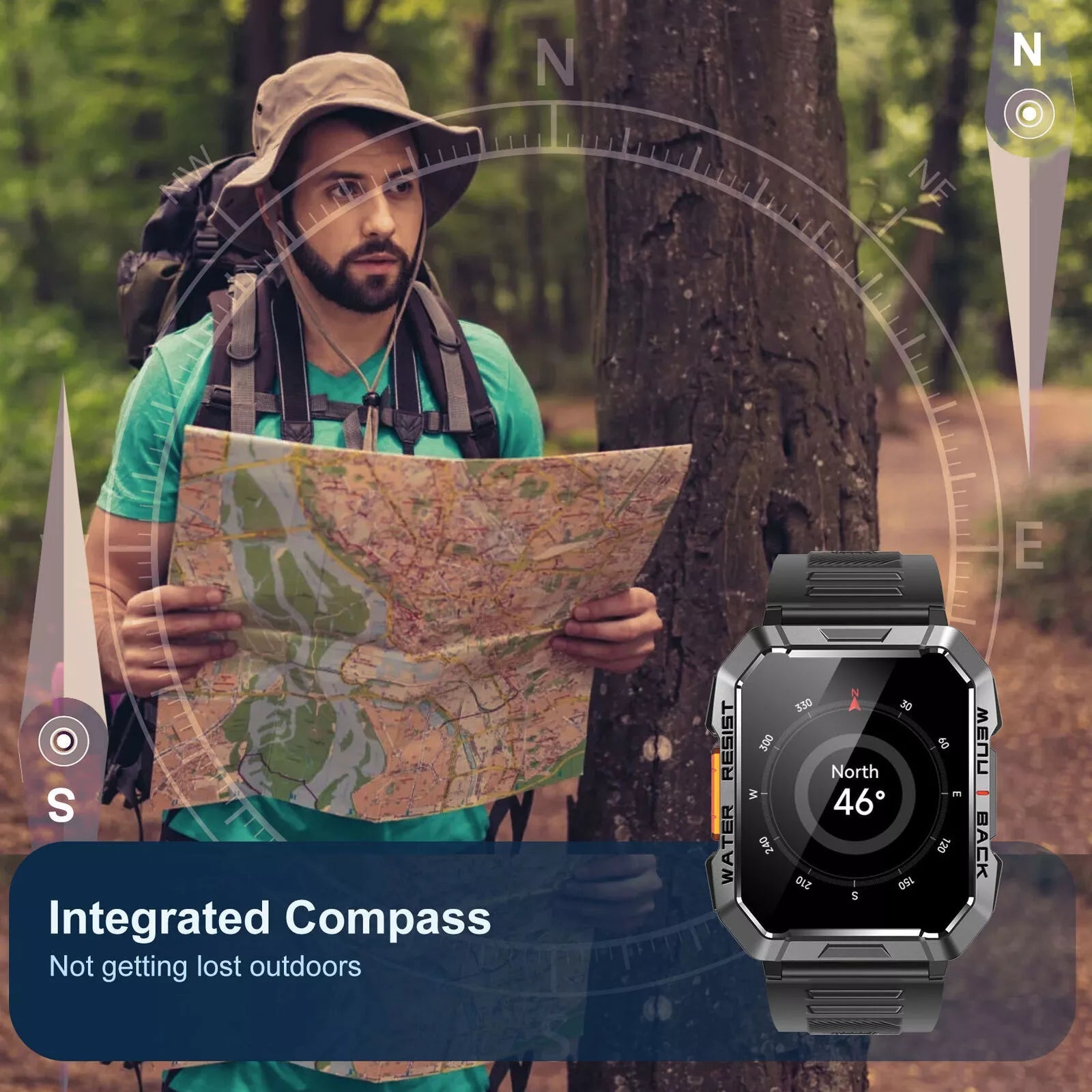Smartwatch – Wytrzymała Konstrukcja &amp; Funkcje Nawigacyjne