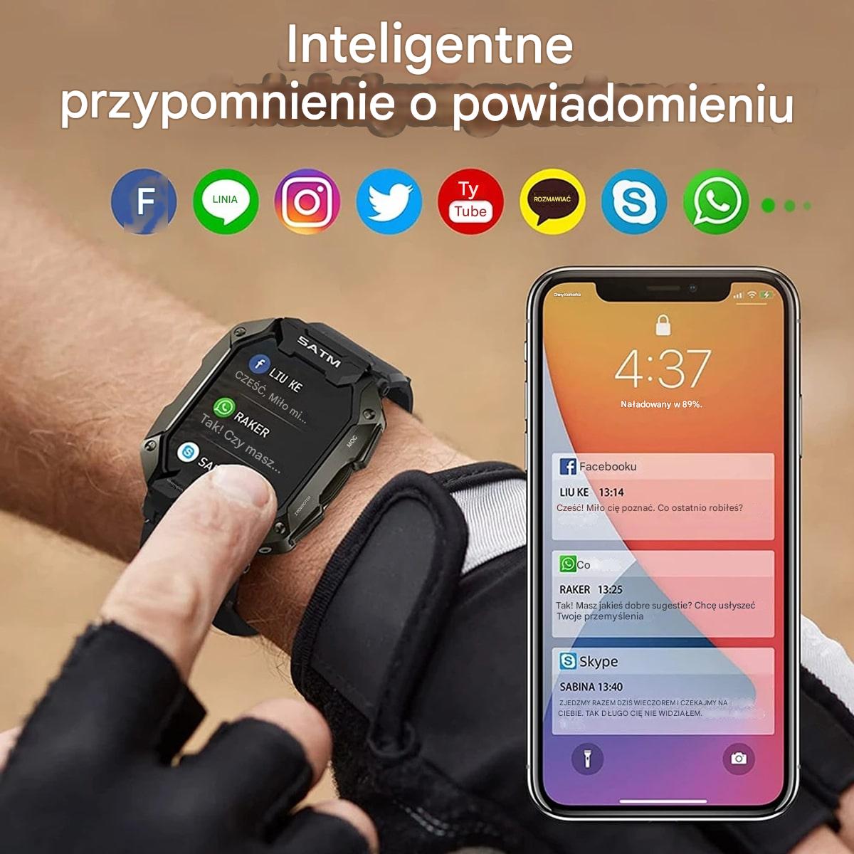 Smartwatch – Wytrzymała Konstrukcja &amp; Monitorowanie Zdrowia