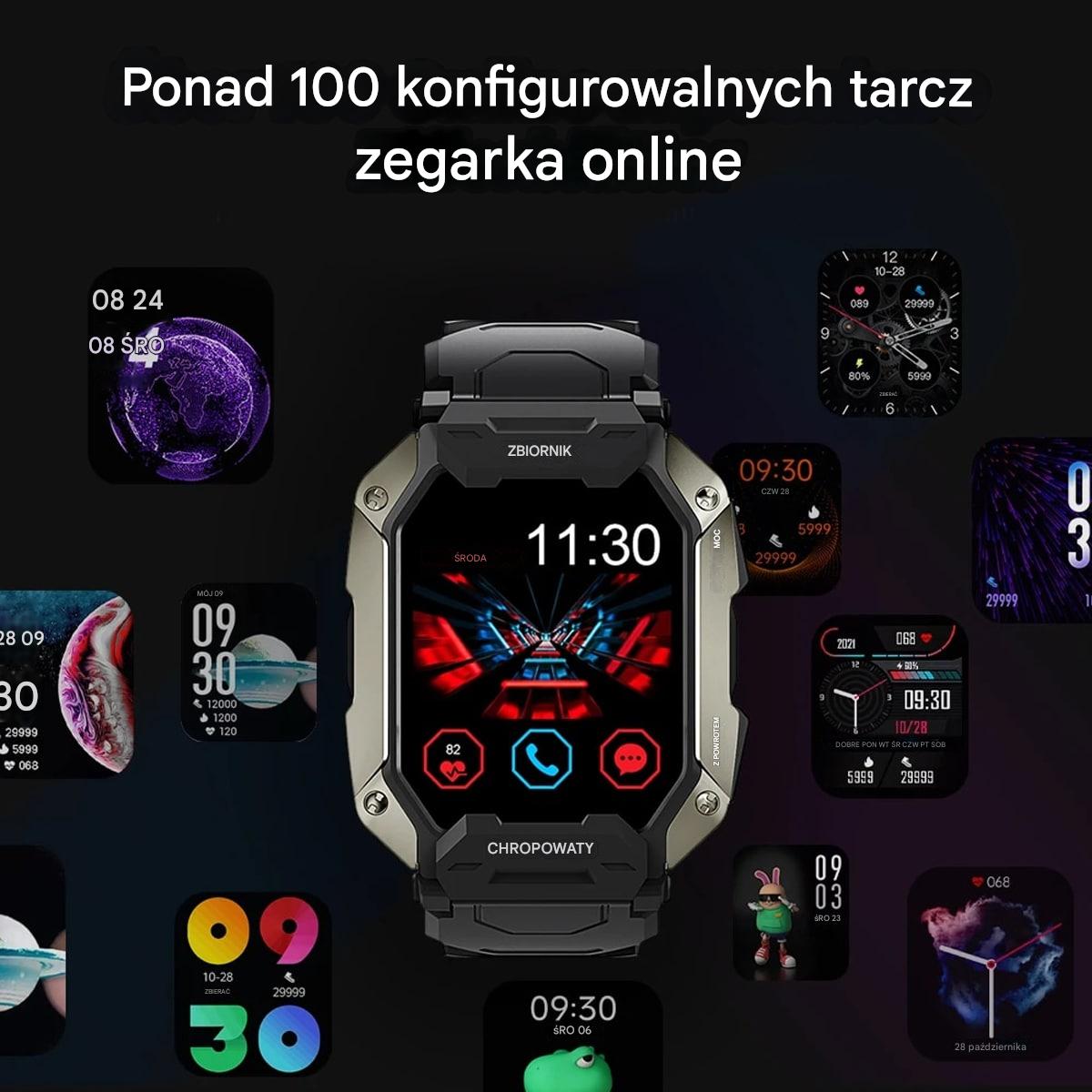Smartwatch – Wytrzymała Konstrukcja &amp; Monitorowanie Zdrowia