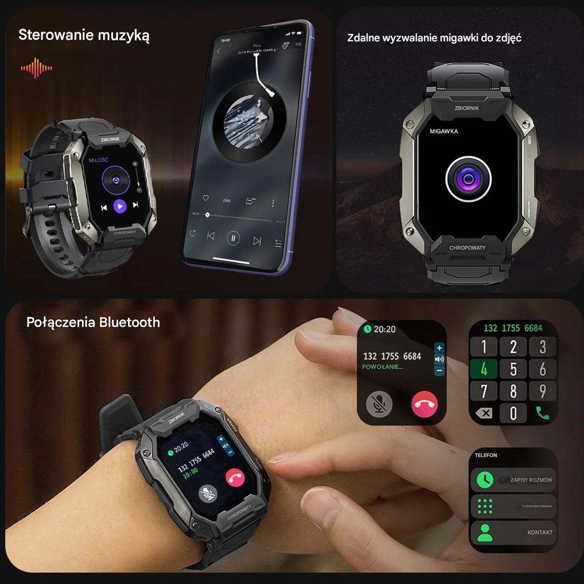 Smartwatch – Wytrzymała Konstrukcja &amp; Monitorowanie Zdrowia