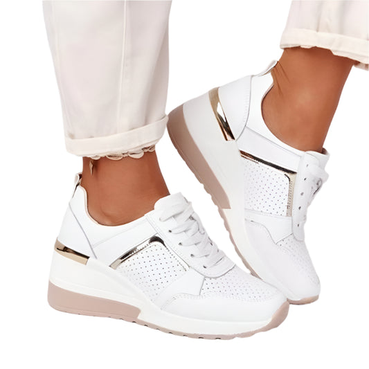 Sneakersy Ortopedyczne – Perforowana Cholewka & Amortyzująca Podeszwa