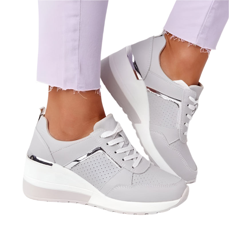 Sneakersy Ortopedyczne – Perforowana Cholewka & Amortyzująca Podeszwa