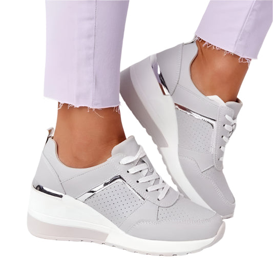 Sneakersy Ortopedyczne – Perforowana Cholewka & Amortyzująca Podeszwa