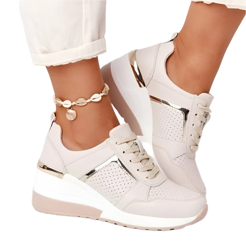 Sneakersy Ortopedyczne – Perforowana Cholewka & Amortyzująca Podeszwa