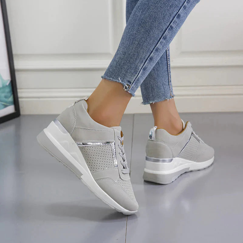 Sneakersy Ortopedyczne – Perforowana Cholewka & Amortyzująca Podeszwa