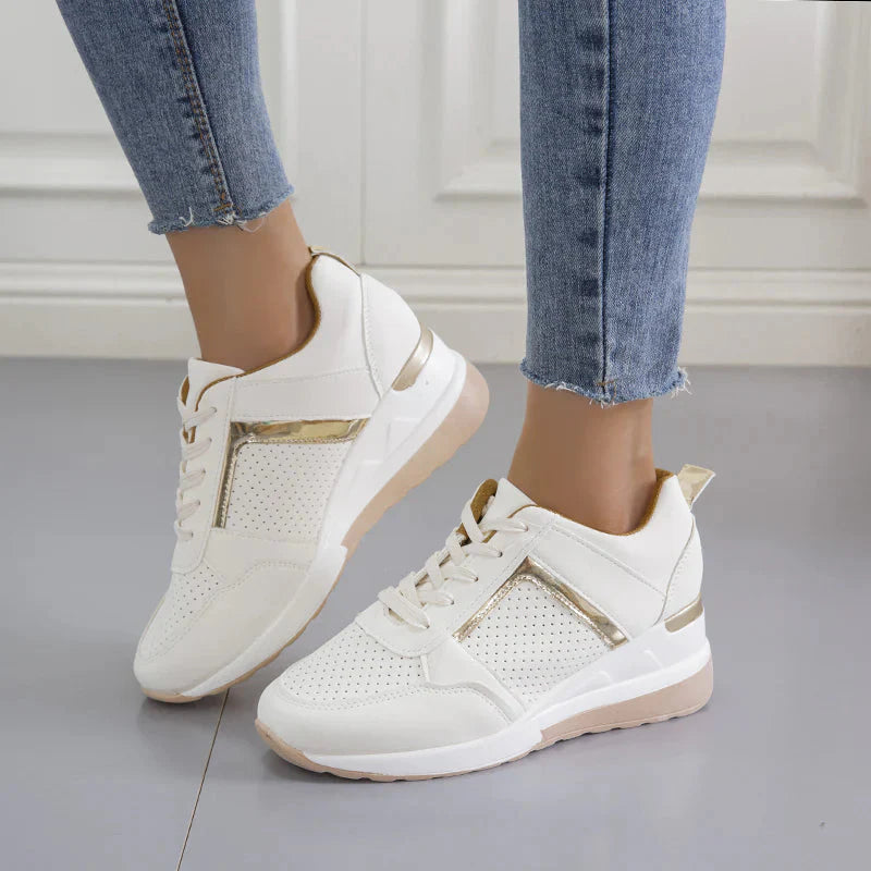 Sneakersy Ortopedyczne – Perforowana Cholewka & Amortyzująca Podeszwa