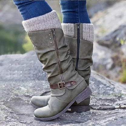 Stylowe Botki Damskie z Grubym Obcasem – Komfort i Elegancja