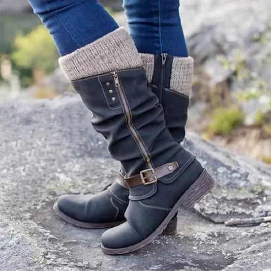 Stylowe Botki Damskie z Grubym Obcasem – Komfort i Elegancja