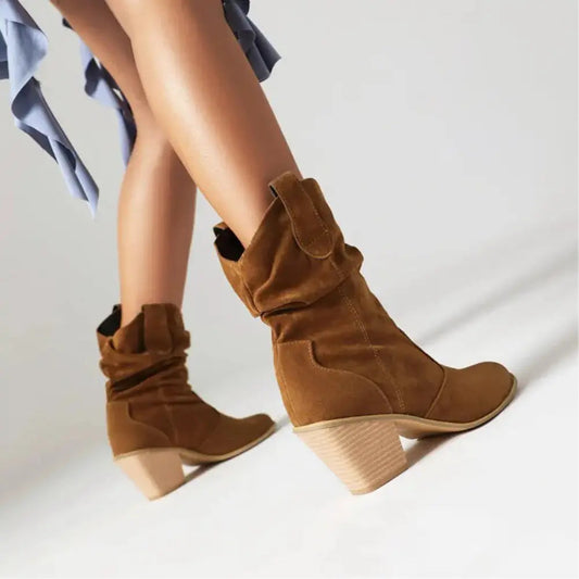 Stylowe Buty Kowbojskie Damskie – Elegancki Retro Urok dla Każdej Stylizacji