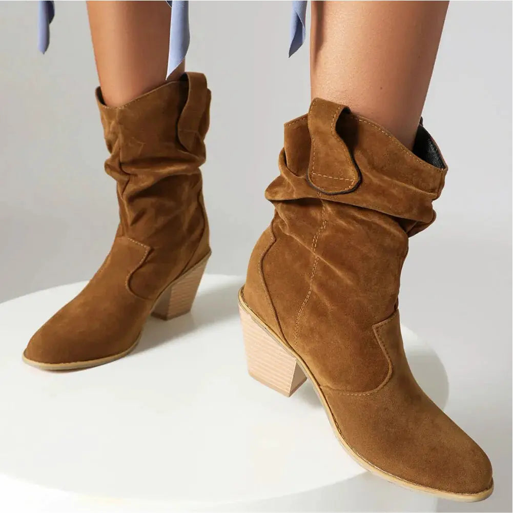 Stylowe Buty Kowbojskie Damskie – Elegancki Retro Urok dla Każdej Stylizacji