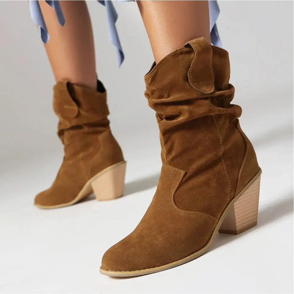 Stylowe Buty Kowbojskie Damskie – Elegancki Retro Urok dla Każdej Stylizacji