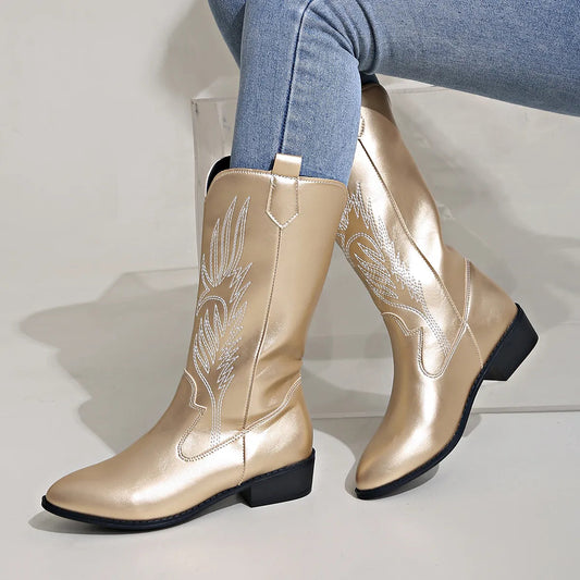 Stylowe Buty Kowbojskie Męskie z Miękką Podszewką – Komfortowe i Eleganckie