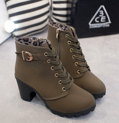 Stylowe Koronkowe Buty Kostki dla Kobiet – Wygodne i Eleganckie