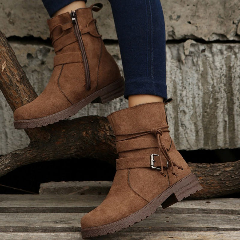 Stylowe buty damskie z klamrą – Wygodne i Eleganckie