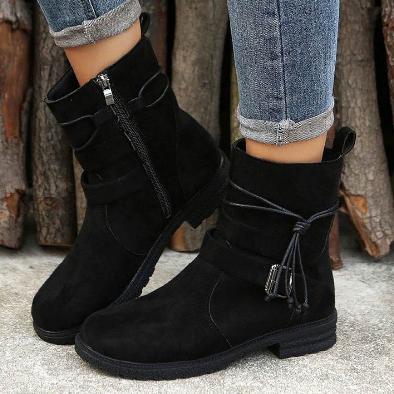 Stylowe buty damskie z klamrą – Wygodne i Eleganckie