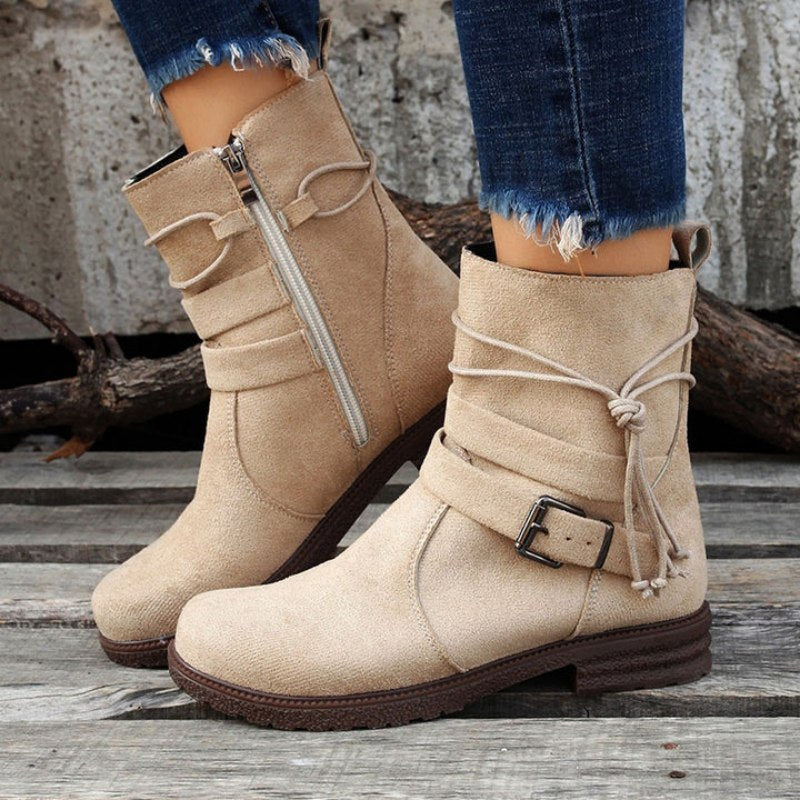 Stylowe buty damskie z klamrą – Wygodne i Eleganckie