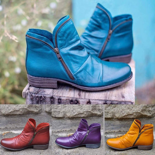 Stylowe buty na kostki dla kobiet – Ciepłe i wygodne na zimowe dni