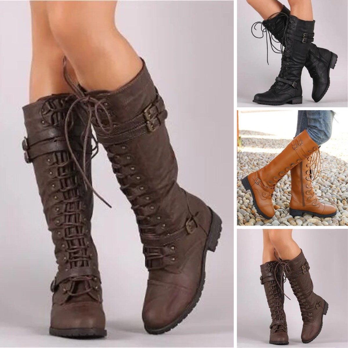 Stylowe buty z klamrą dla kobiet – Elegancki i odważny design