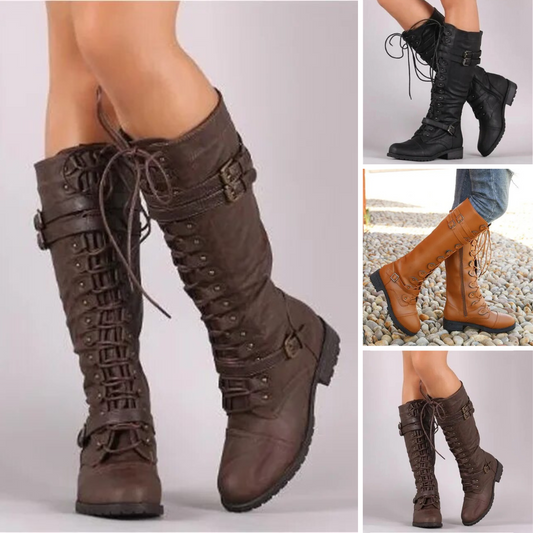 Stylowe buty z klamrą dla kobiet – Elegancki i odważny design