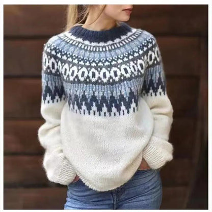 Sweter Fair Isle dla kobiet – Klasyczny i Przytulny-Nova Nowak