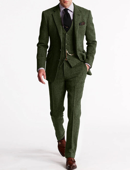Tweed Tuxedo dla Mężczyzn – Klasyczny i Elegancki