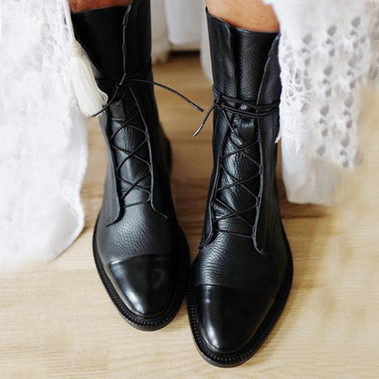 Vintage Ankle Boots for Women – Elegant & Comfortable